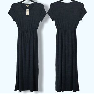 NWT Style & Co Heather Blue Midi Dress Sz Sm